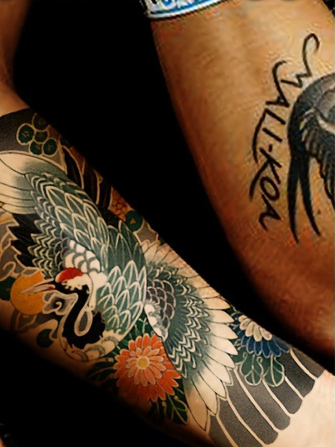 Ink Painting Arm Ring Tattoo Sticker